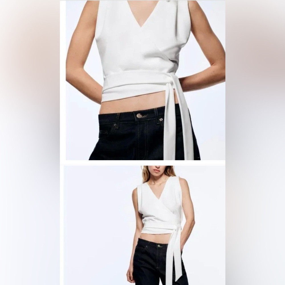 Zara sleeveless blouse